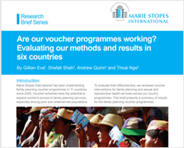 Are our voucher programmes