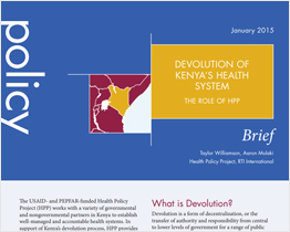 Devolution of Kenya